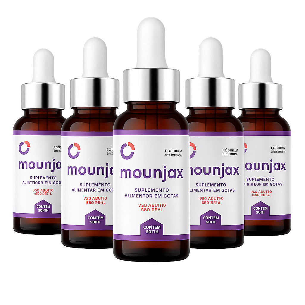 Kit Mounjax com 5 frascos